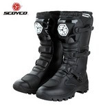 Motorcycle Motorcross Touring Boot Protective Gear Racing Shoes Breathable Off-Road Knee-High Boots